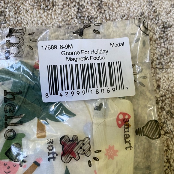 MagneticMe Holiday footie Pajamas - Picture 3 of 3